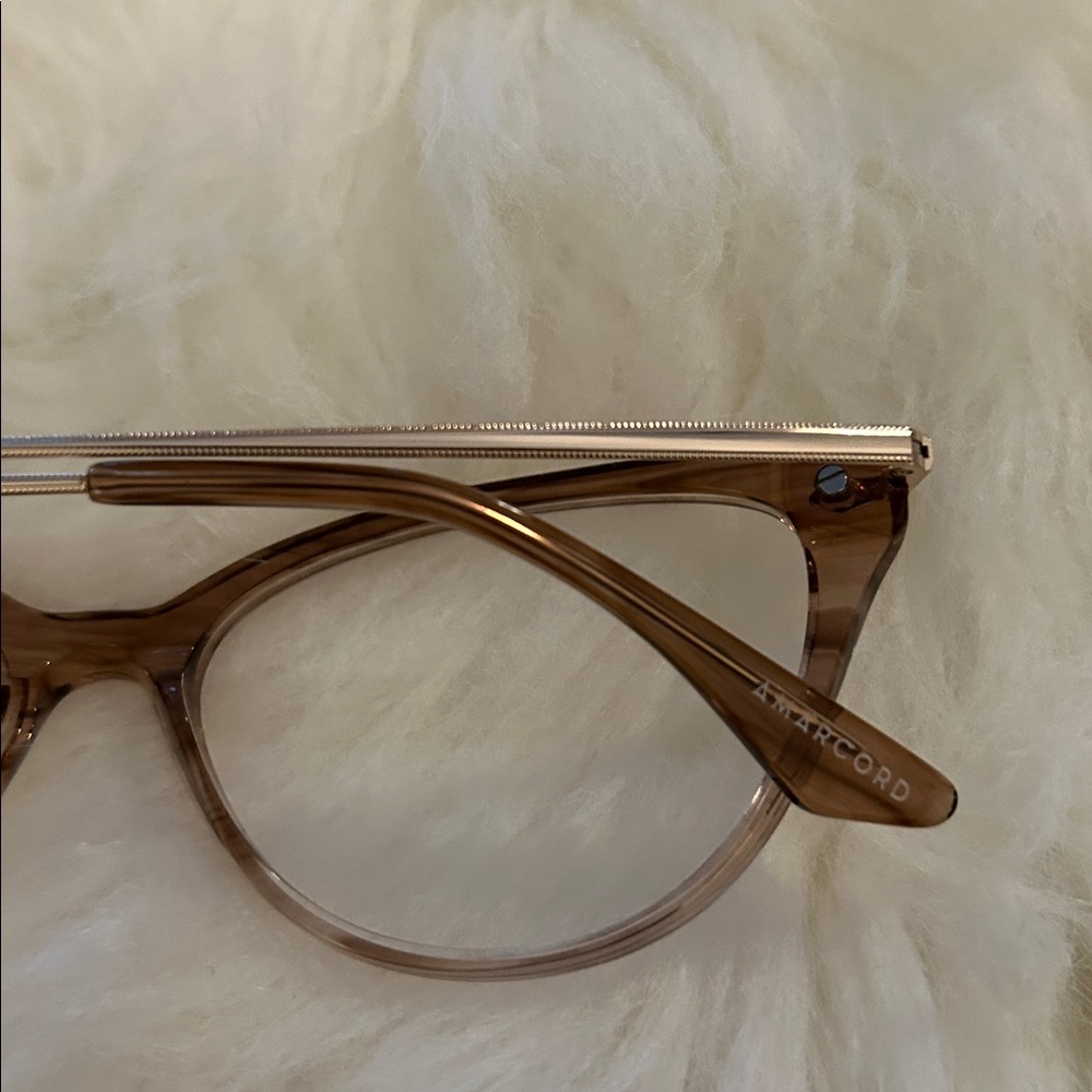 Amarcord Brown Women's Glasses - Picture 5 of 5